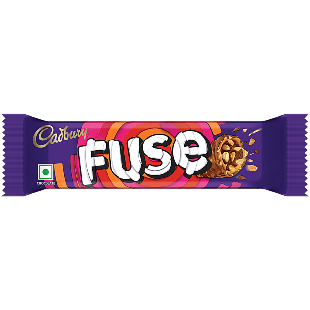 Cadbury Fuse Peanut & Caramel Filled Chocolate Bar, 24 g