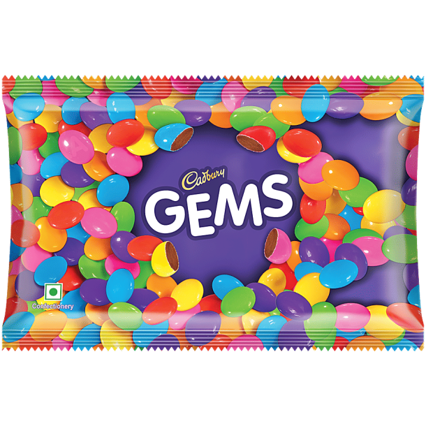 Cadbury Gems Chocolate, 16.16 g Pouch