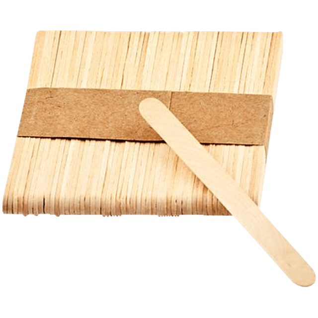 Wood Ice Cream/Popsicle Sticks, 50 pcs