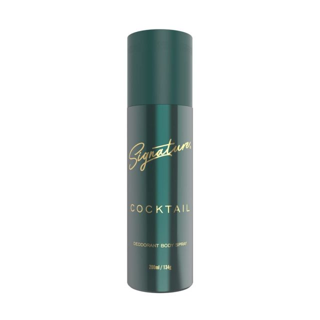 Signature Cocktail Deodorant 200ml | Unisex Floral Fruity Long Lasting Fragrance Deo