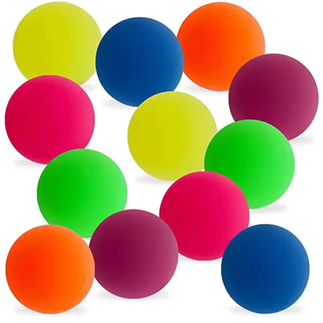 Crazy Rubber Bouncy Ball For Kids Multicolor