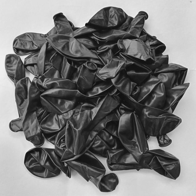 Latex Balloon Set Matt Black Birthday Wedding Party Decoration