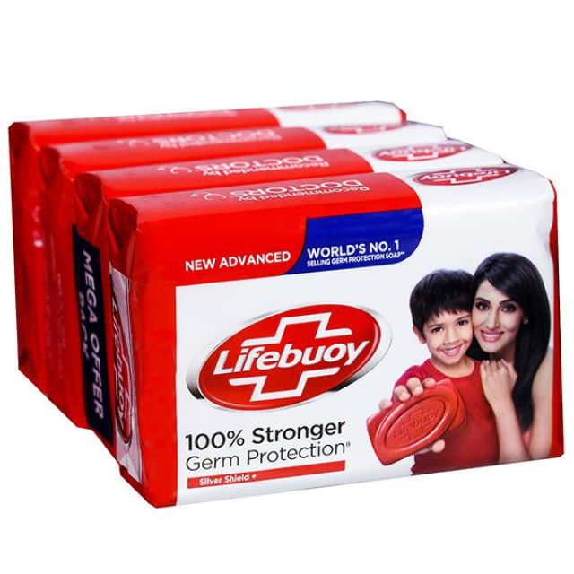 Lifebuoy with Vitamins 100% Germ Protection 4 x 44 g