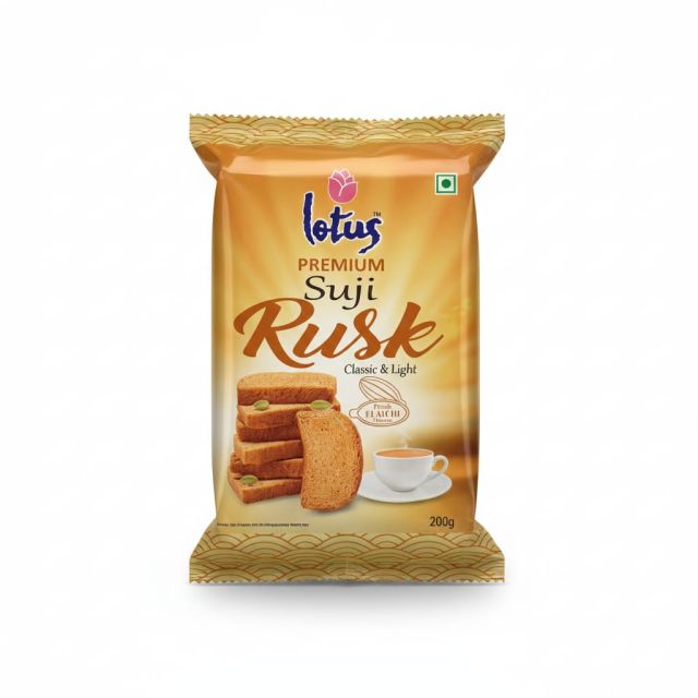 Lotus premium suji rusk 250gm Pack