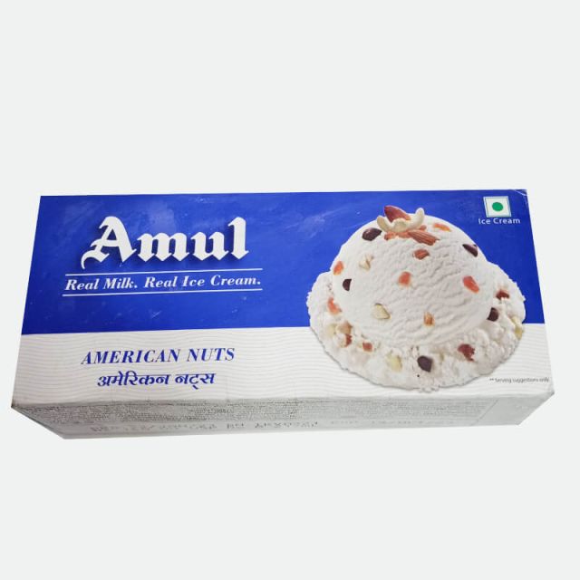 Amul American nuts Ice Cream, 750ml