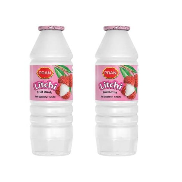 Pran Litchi Fruit Juice - Pack of 2