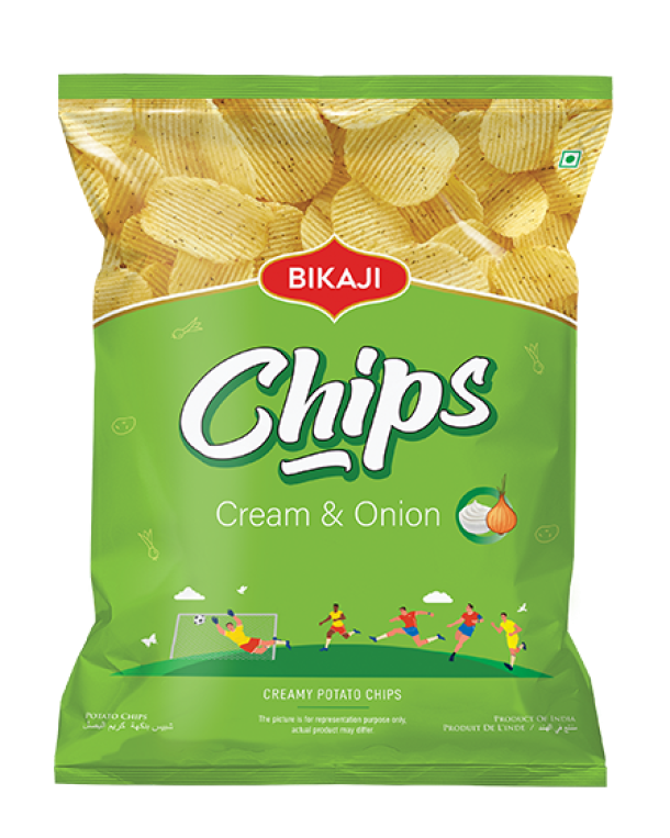 Bikaji Cream & Onion Chips