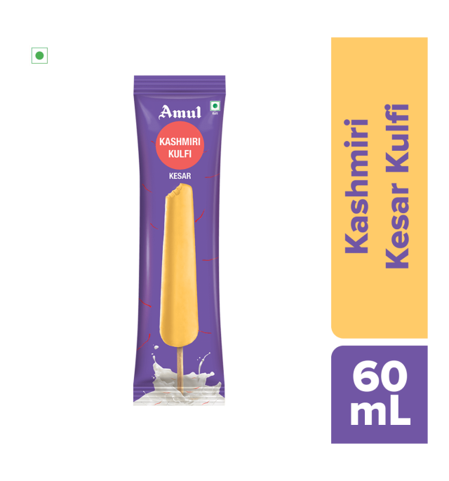 Amul Ice Cream Kashmiri Kesar Kulfi Stick 60ml