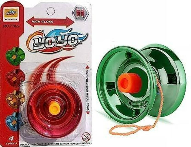 Yo Yo game for spinning  (Multicolor) Plastic