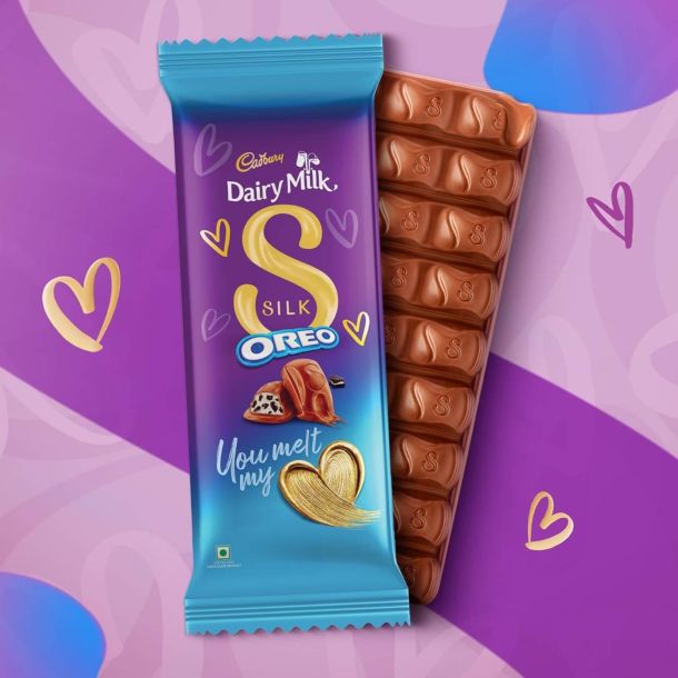 Cadbury Dairy Milk Silk Oreo Chocolate Bar (58.5 g)