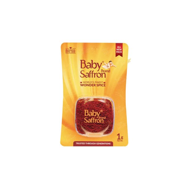 Baby Brand Saffron/Kesar/Kumkuma Puvvu 1GM, World's finest Wonder Spice