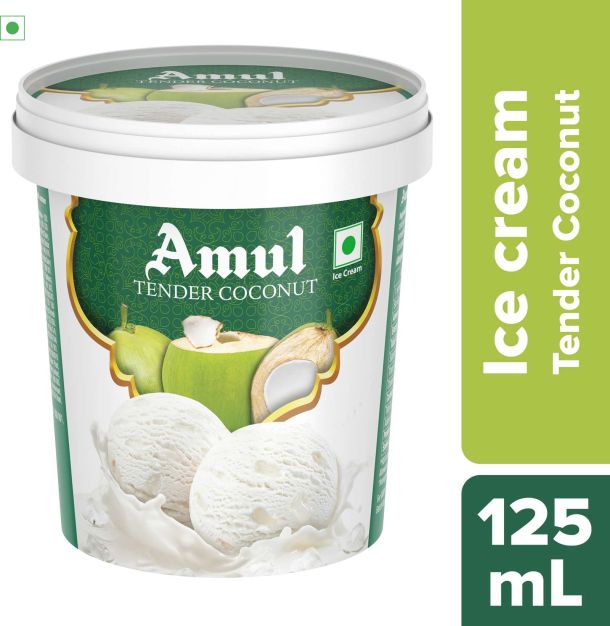 Amul Tender Coconut Ice Cream, 125 ml