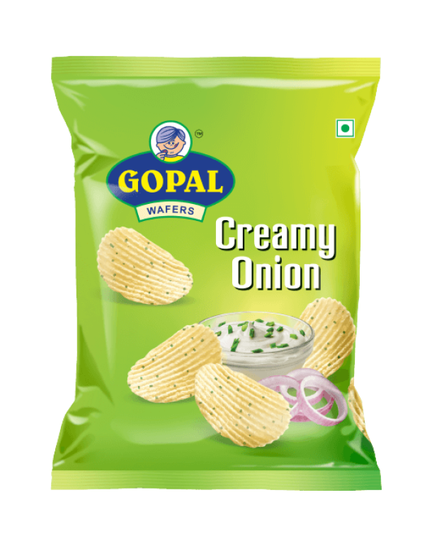 Gopal Wafers Creamy Onion, Chips 135g