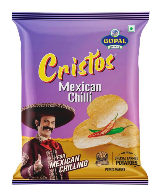 Gopal Wafers Cristos Mexican Chilli, Chips 135g