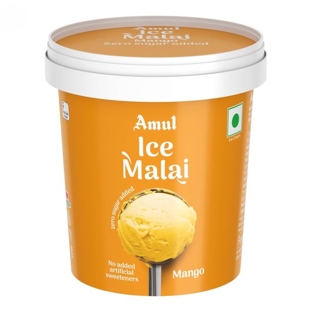 Amul Ice Malai Mango, 125ml