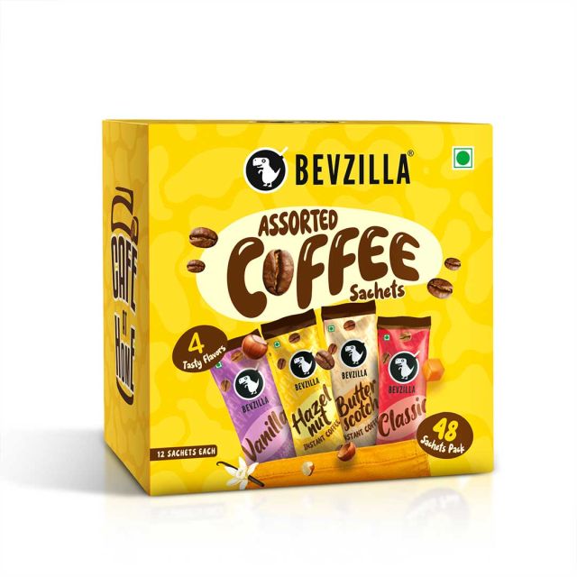 Bevzilla 48 Sachets Assorted Coffee Powder Box