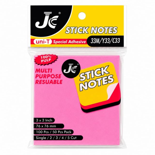 Multicolour Sticky Note 3 x 3 100 Sheets