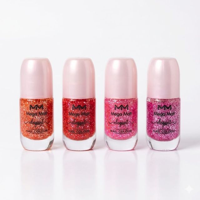 MM Mega Matt Elegant Glitter Nail Paint Colour S-2