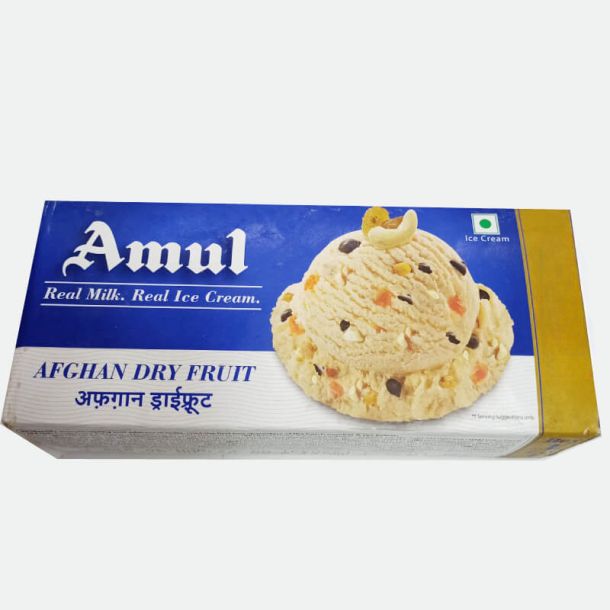 Amul Afghan Dry Fruit Ice Cream 750 ml 1 Pack
