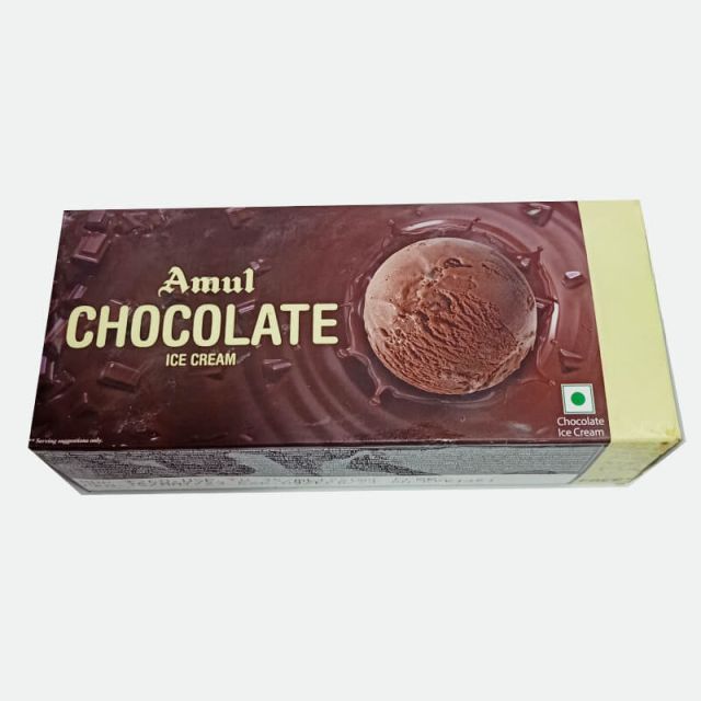 Amul Chocolate Ice Cream, 750ml Pack of 1